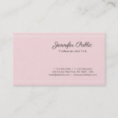 Carte De Visite Moderne et branché, élégant, sobre et luxueux (Devant)