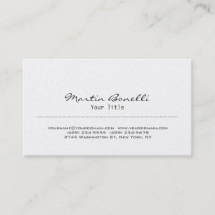 Carte de visite moderne et design