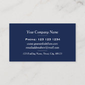 Carte De Visite Moderne et design géométrique dynamique (Dos)