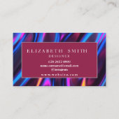 Carte de visite moderne et élégant (Dos)