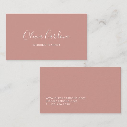 Carte de visite moderne et élégant (Devant / Derrière)