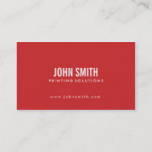 Carte de visite moderne et élégant (Dos)