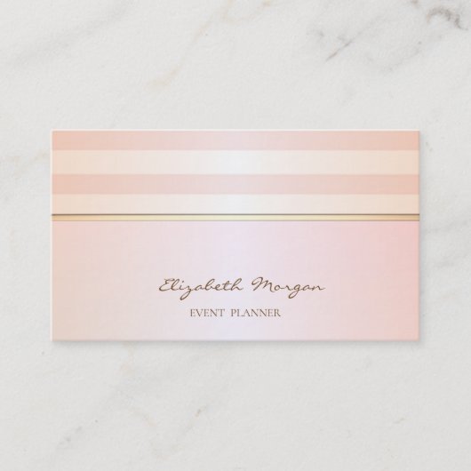 Carte De Visite Moderne Et Élégant (Devant)