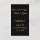 Carte De Visite Moderne et élégant maquillage de beauté (Dos)