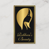 Carte De Visite Moderne et élégant maquillage de beauté (Devant)