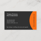 Carte De Visite Moderne et élégant personnalisés (Dos)