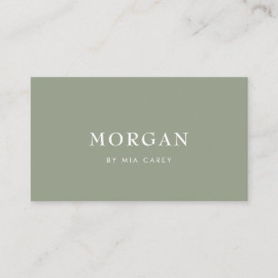 Carte de visite moderne et élégante