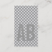 Carte De Visite Moderne et inhabituel (Dos)