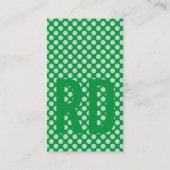 Carte De Visite Moderne et inhabituel (Dos)
