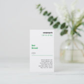 Carte De Visite Moderne et insolite (Debout devant)