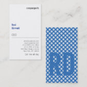 Carte De Visite Moderne et insolite (Devant / Derrière)