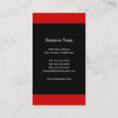Carte De Visite Moderne et professionnel (Dos)