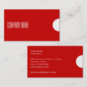 Carte de visite moderne et professionnel simple - (Devant / Derrière)