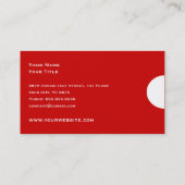 Carte de visite moderne et professionnel simple - (Dos)