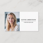 Carte de visite moderne et professionnelle avec QR (Devant)