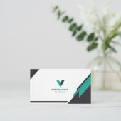 Carte De Visite Moderne Et Simple (Debout devant)