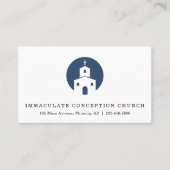 Carte de visite moderne et simple pour votre Eglis (Devant)