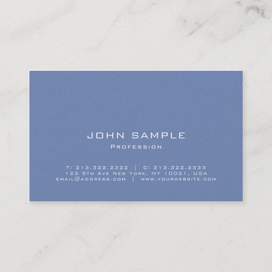 Carte De Visite Moderne et tendance Perle Finition Deluxe (Dos)