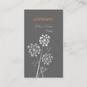 Carte De Visite Moderne Floral Élégant Fancy Dream Professional