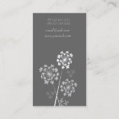 Carte De Visite Moderne Floral Élégant Fancy Dream Professional (Dos)