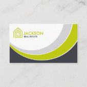 Carte de visite moderne frais d'objet immobilier (Devant)