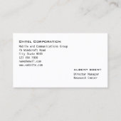 Carte De Visite Moderne gravé (Devant)