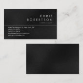 Carte de visite moderne gris attrayant (Devant / Derrière)