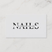 Carte De Visite Moderne, gris clair, code QR (Devant)