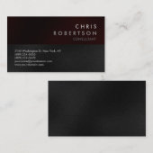 Carte de visite moderne gris-gris (Devant / Derrière)