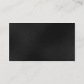 Carte de visite moderne gris-gris (Dos)