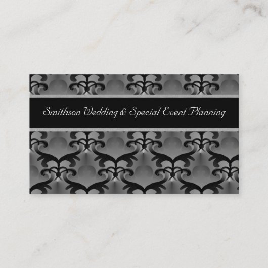 Carte de visite moderne, Gris tendre (Devant)