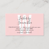 Carte De Visite Moderne Icon Lash Extension Instructions de suivi (Devant)