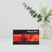 Carte De Visite Moderne II - Rose rouge (Debout devant)