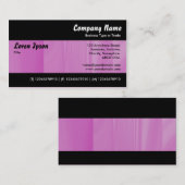 Carte De Visite Moderne II - Tex couleur (Devant / Derrière)