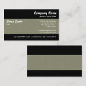 Carte De Visite Moderne II - Tex couleur (Devant / Derrière)