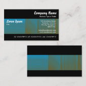 Carte De Visite Moderne II - Tex couleur (Devant / Derrière)