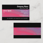 Carte De Visite Moderne II - Tex couleur (Devant / Derrière)