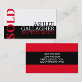 Carte De Visite Moderne Immo Immobilier Immobilier Agent Immobilie (Devant / Derrière)