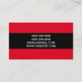 Carte De Visite Moderne Immo Immobilier Immobilier Agent Immobilie (Dos)