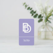 Carte De Visite Moderne inspirée par Instagram (Debout devant)