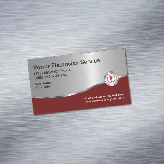 Carte de visite moderne  Magnet (In Situ)