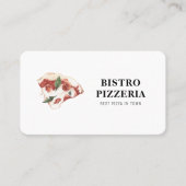 Carte De Visite Moderne Meilleure pizza dans la ville professionne (Devant)