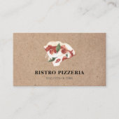 Carte De Visite Moderne Meilleure pizza dans la ville professionne (Devant)