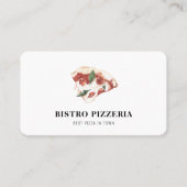 Carte De Visite Moderne Meilleure pizza dans la ville professionne (Devant)