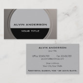 Carte De Visite Moderne Métalliques personnalisable n'importe quel (Devant / Derrière)