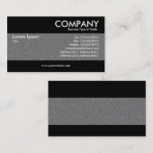 Carte De Visite Moderne - Mid Grey Texture Embossée (Devant / Derrière)