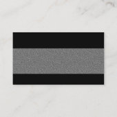 Carte De Visite Moderne - Mid Grey Texture Embossée (Dos)