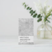 Carte De Visite Moderne, minimal avec le ciment concret (Debout devant)