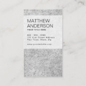 Carte De Visite Moderne, minimal avec le ciment concret (Dos)