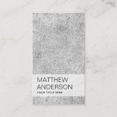 Carte De Visite Moderne, minimal avec le ciment concret (Devant)